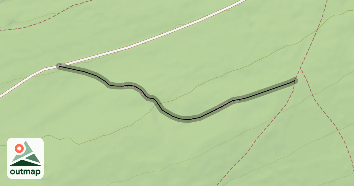 Map of Vtt piste verte