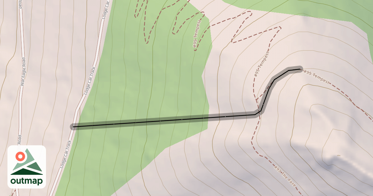 Map of Greenie's Run