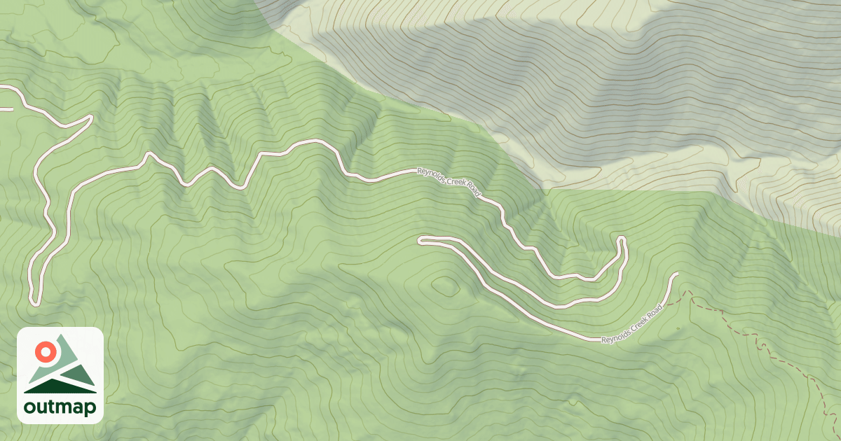 Map of (FDR) REYNOLDS RIDGE