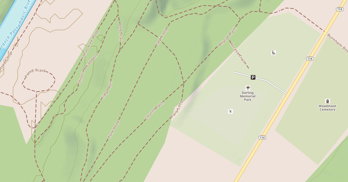 Map preview of Church Path