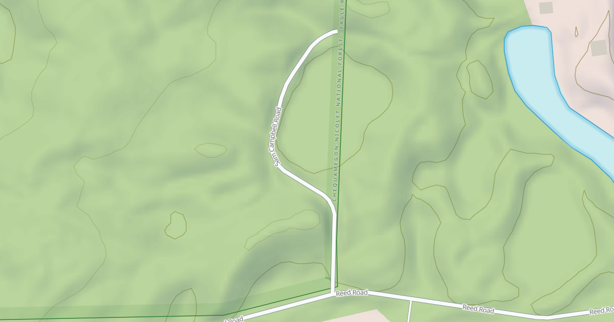 Map preview of SAM CAMPBELL ROAD