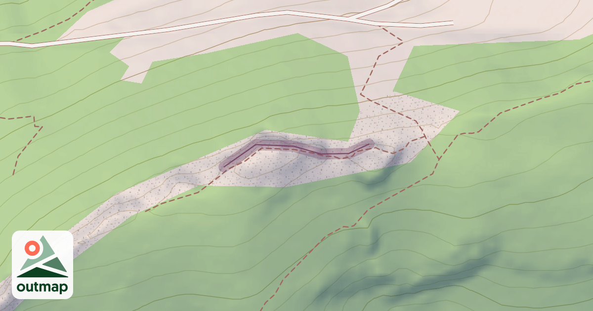 Map of Climbing Crag