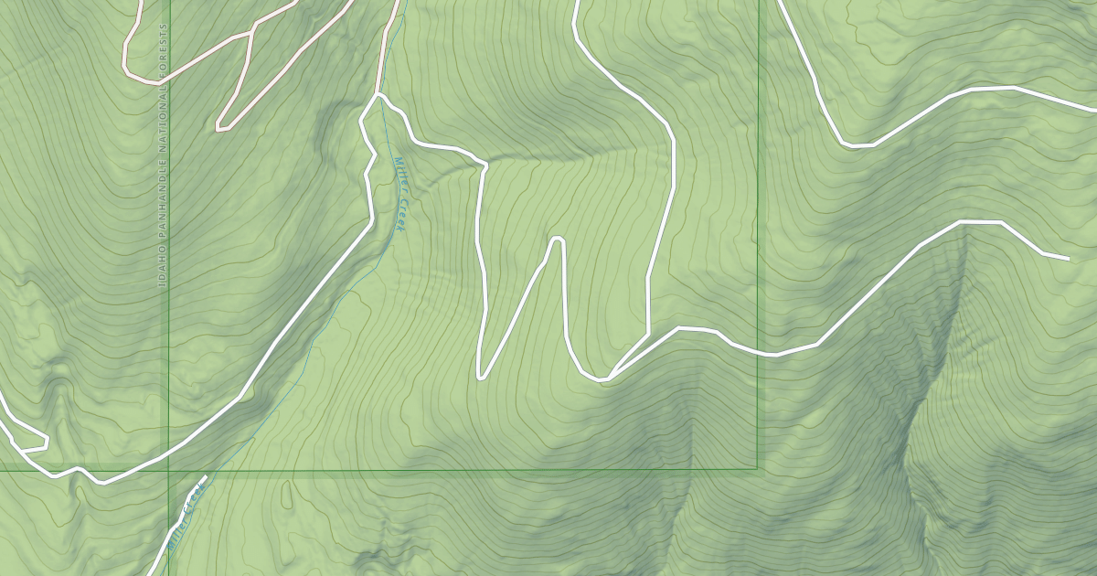 Map preview of HARVEY CREEK