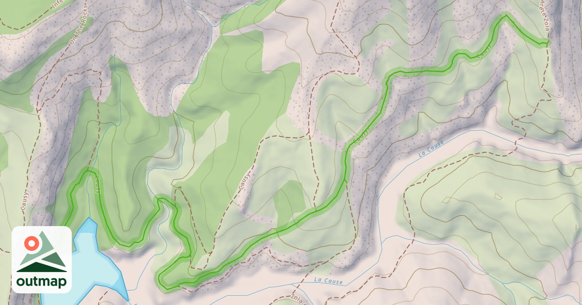 Map of Causy