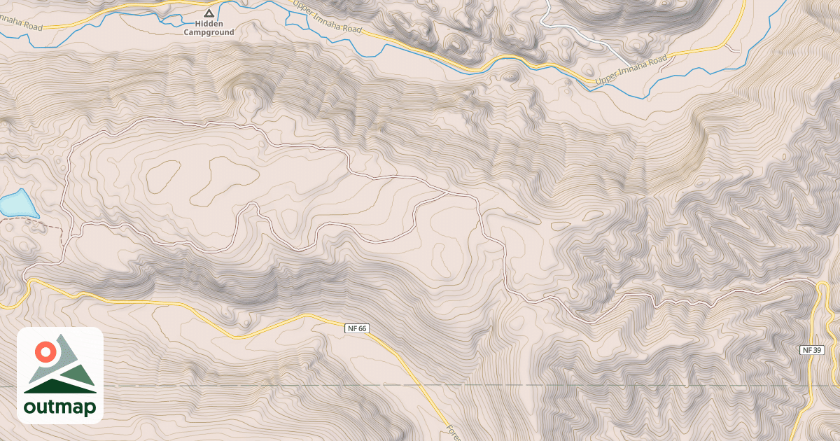 Map of Doe Creek Snowmobile