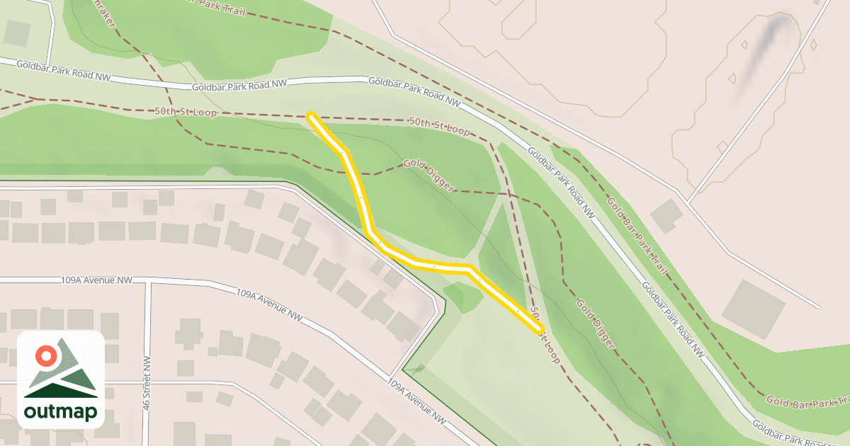 Map of 50th St Loop