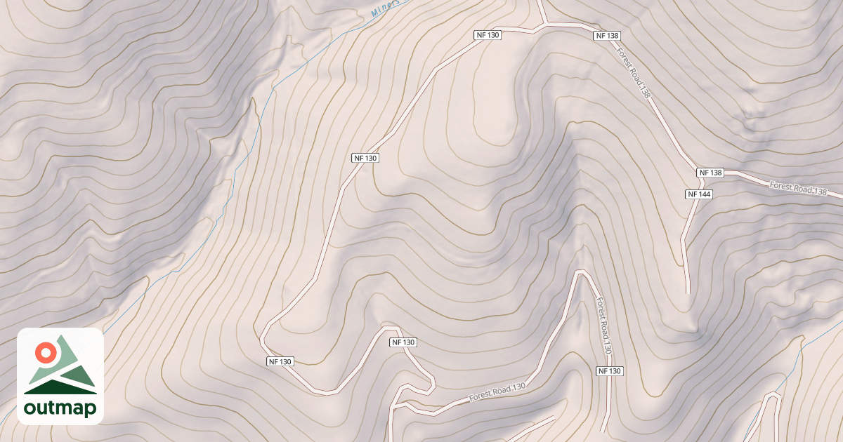 Map of USFS National Forest System Roads {367504FA-C2BE-46DA-92B5-42D1B6F9632B}