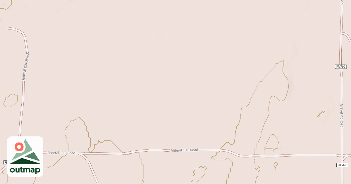 Map of FEDERAL 1-10