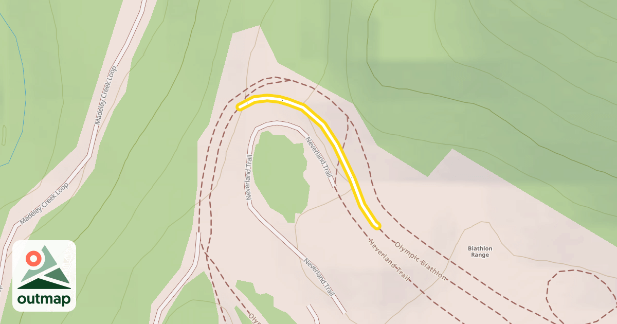 Map of Olympic Biathlon