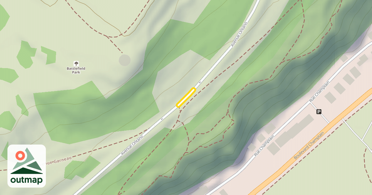 Map of Avenue Ontario