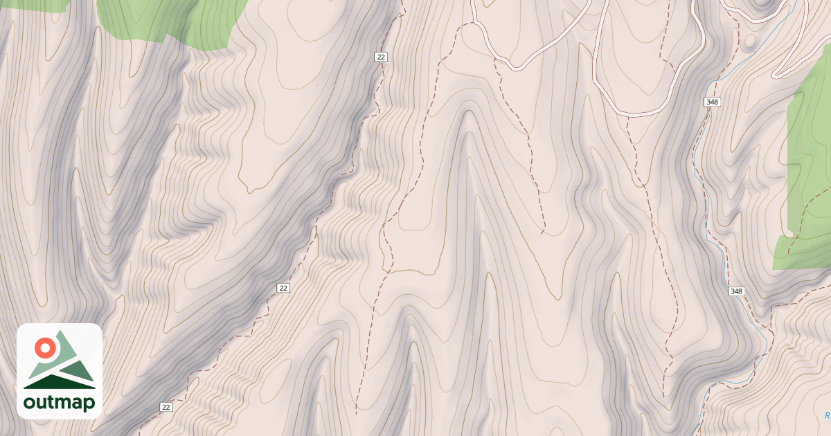 Map of USFS National Forest System Roads {2070FE20-0D0E-4F2A-9371-0949E72F844B}