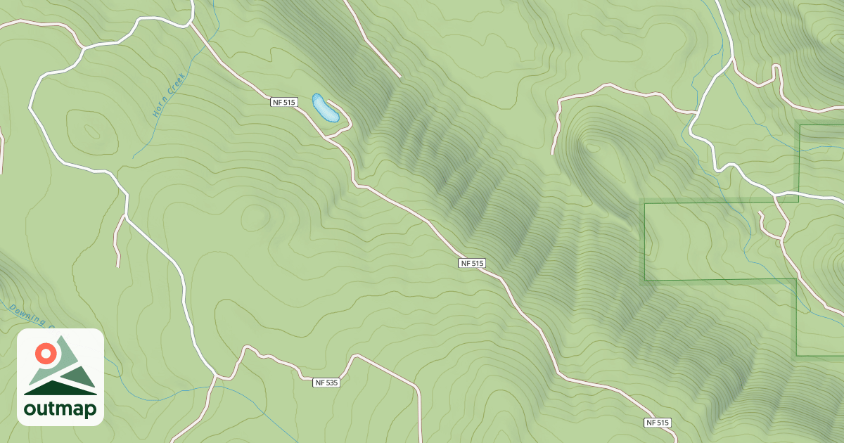 Map of PRESLEY LAKE