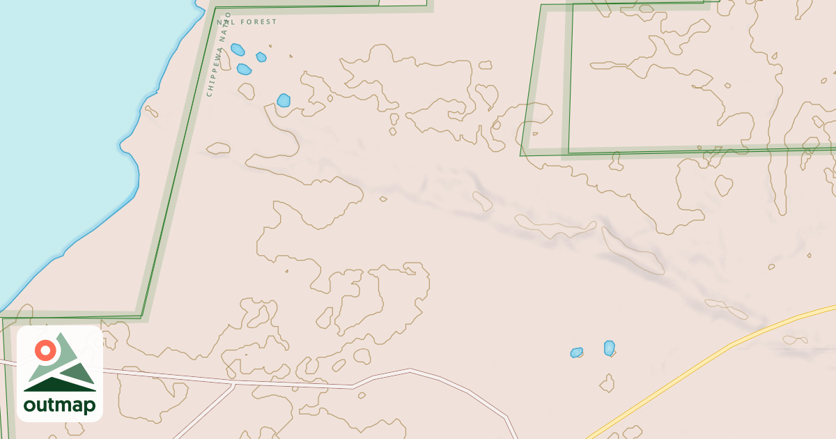 Map of FR 3014 SPUR B