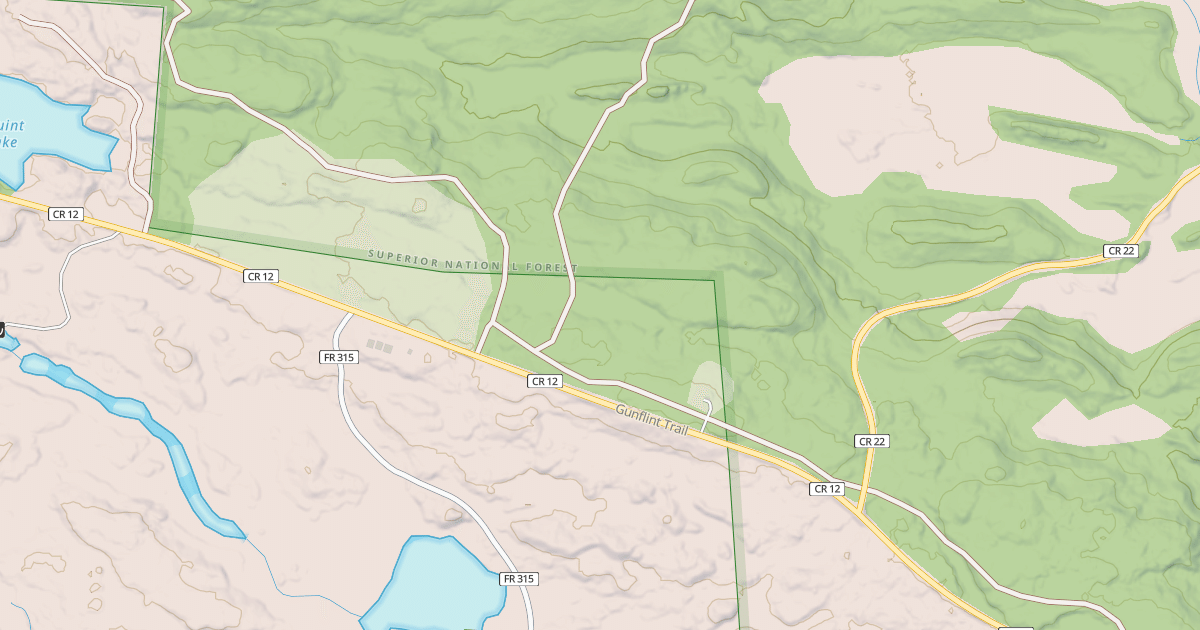 Map preview of GUNFLINT SNOWMOBILE
