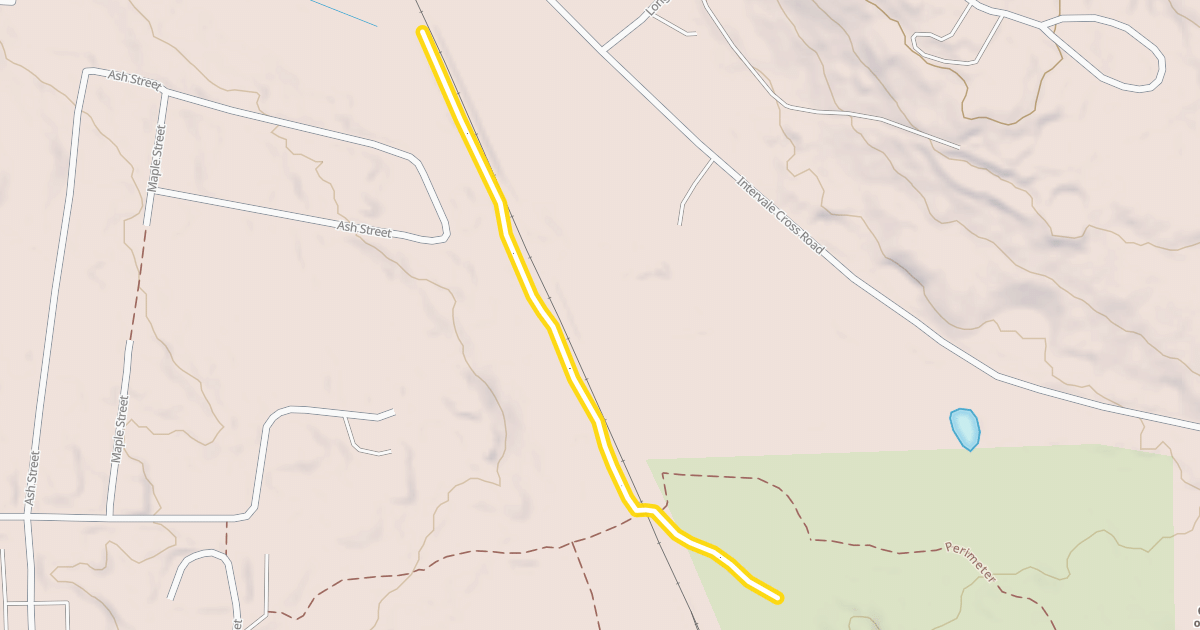 Map preview of Powerline Trail