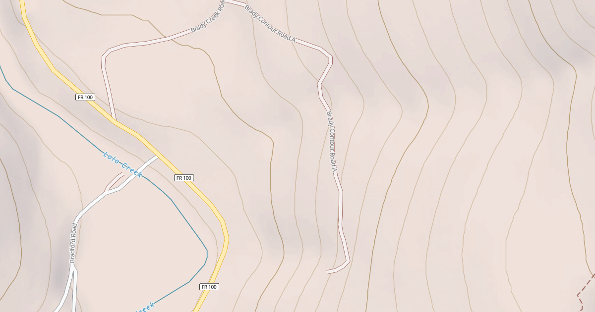 Map preview of BRADY CONTOUR A