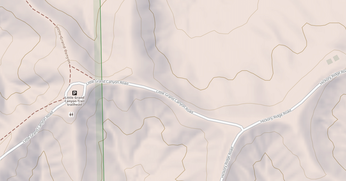 Map preview of LITTLE GRAND CANYON