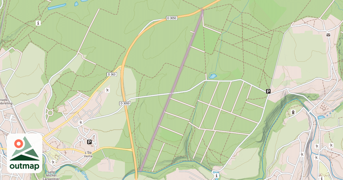 Map of Laie du Fourneau