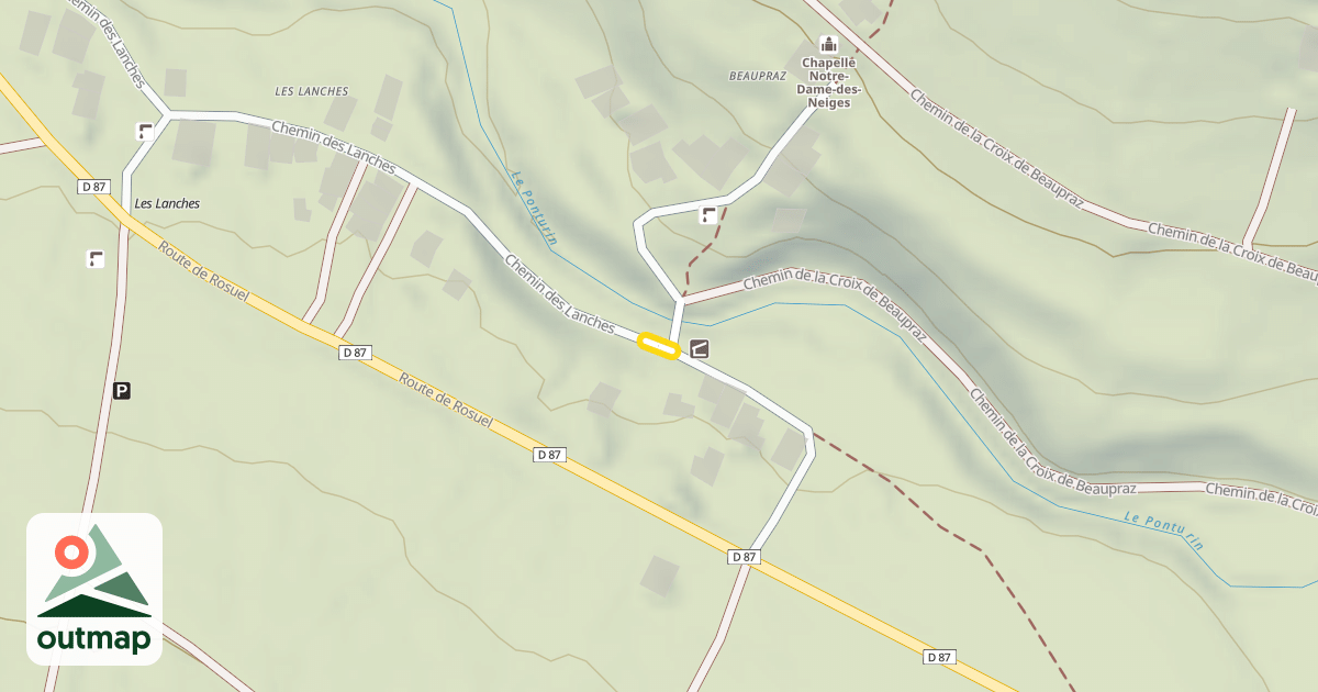 Map of Chemin des Lanches