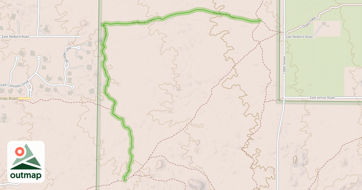 Map of Redbird Trail
