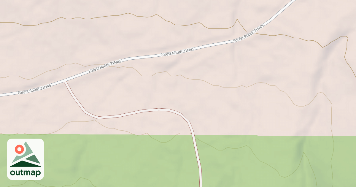 Map of NORTH MINERAL