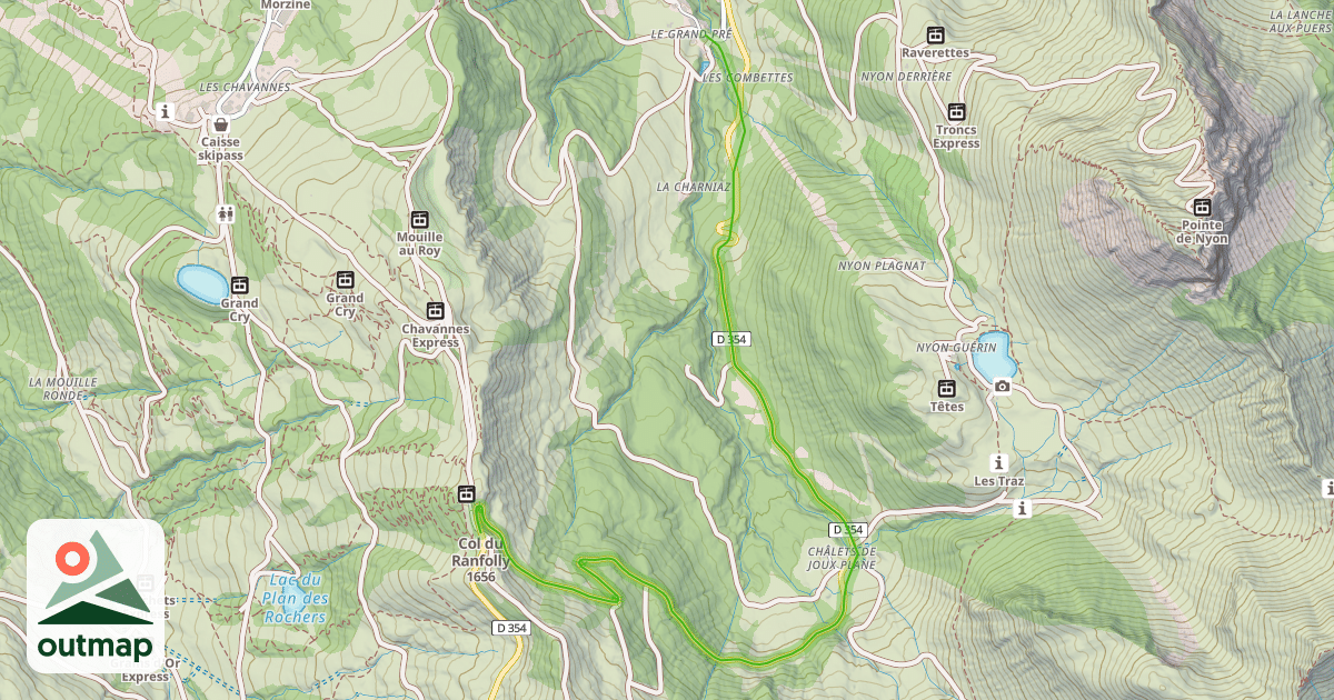 Map of Choucas