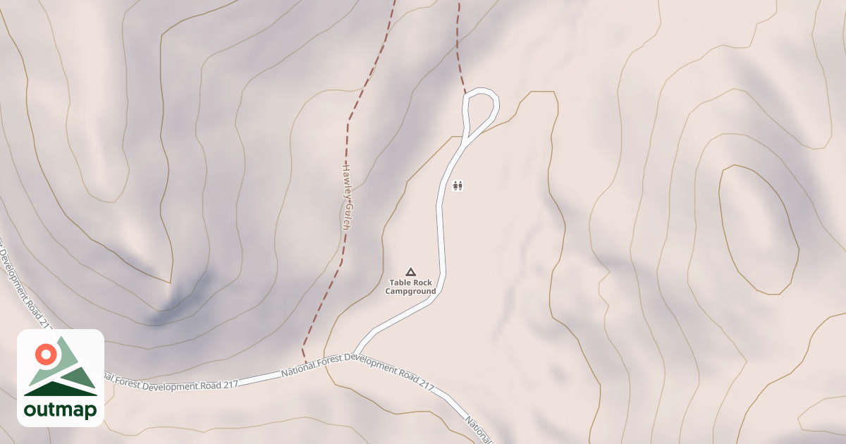 Map of TABLE ROCK CAMPGROUND