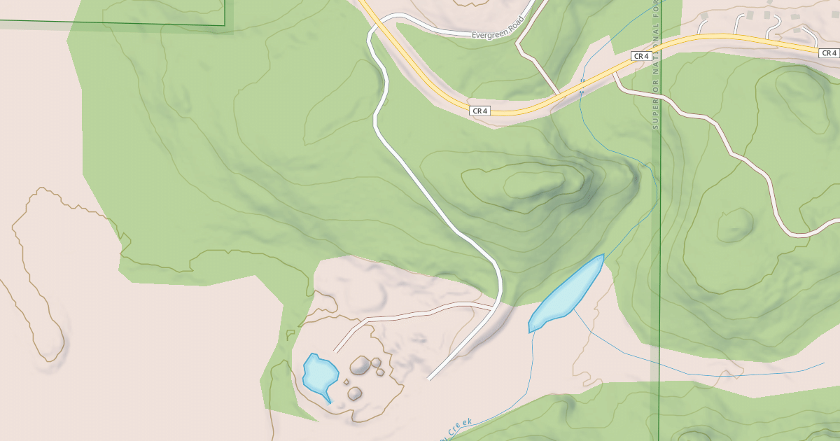 Map preview of CARIBOU PIT