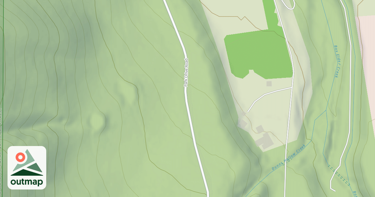 Map of PARK DRIVE
