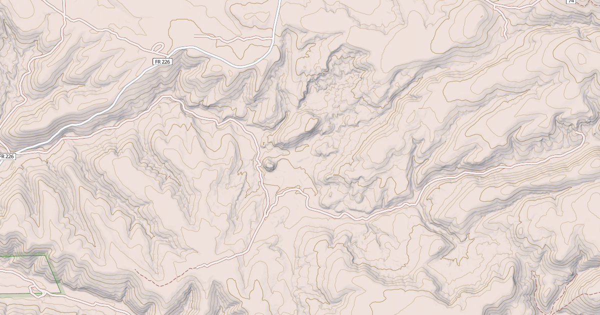 Map preview of SCALES CANYON
