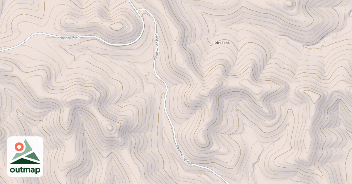 Map of DARK CANYON