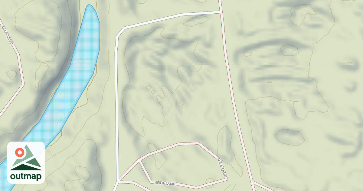 Map of Interlake State Recreation Area Trails
