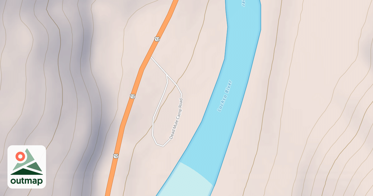 Map of DEAD MULE CAMP