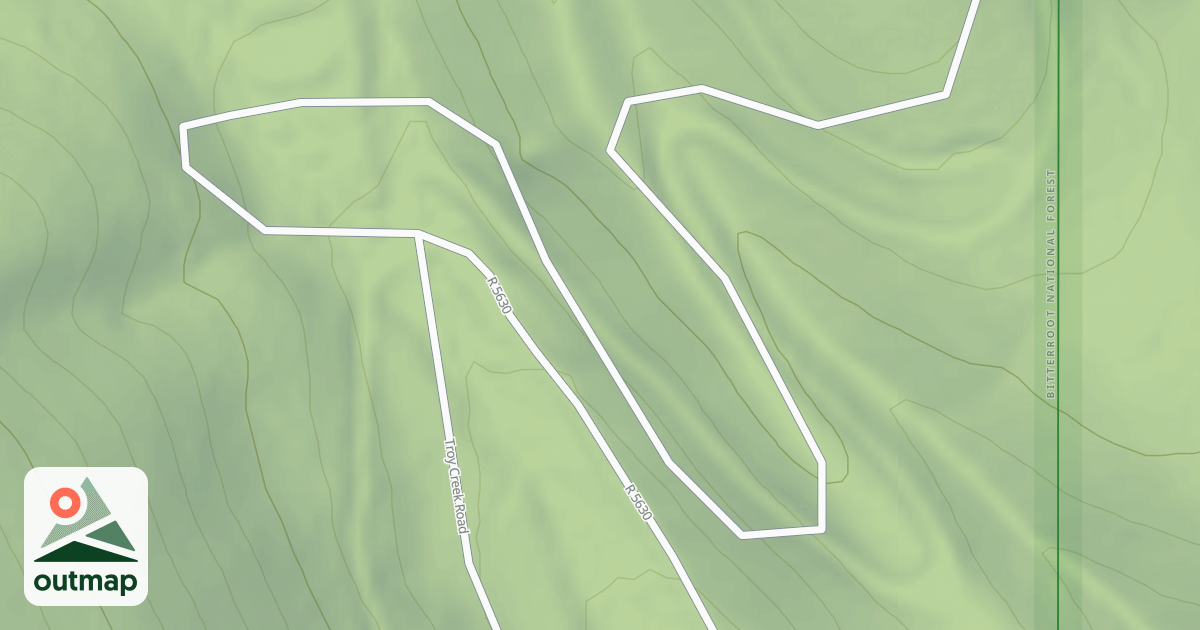 Map of (FDR) LAVENE CREEK