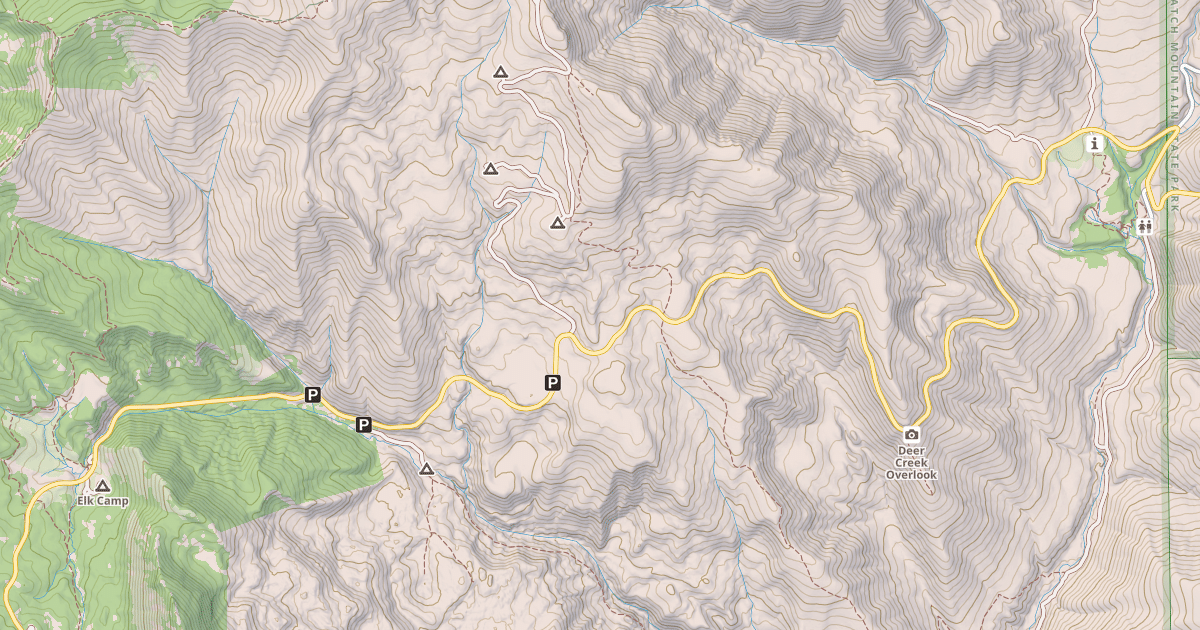Map preview of Cascade Springs Winter