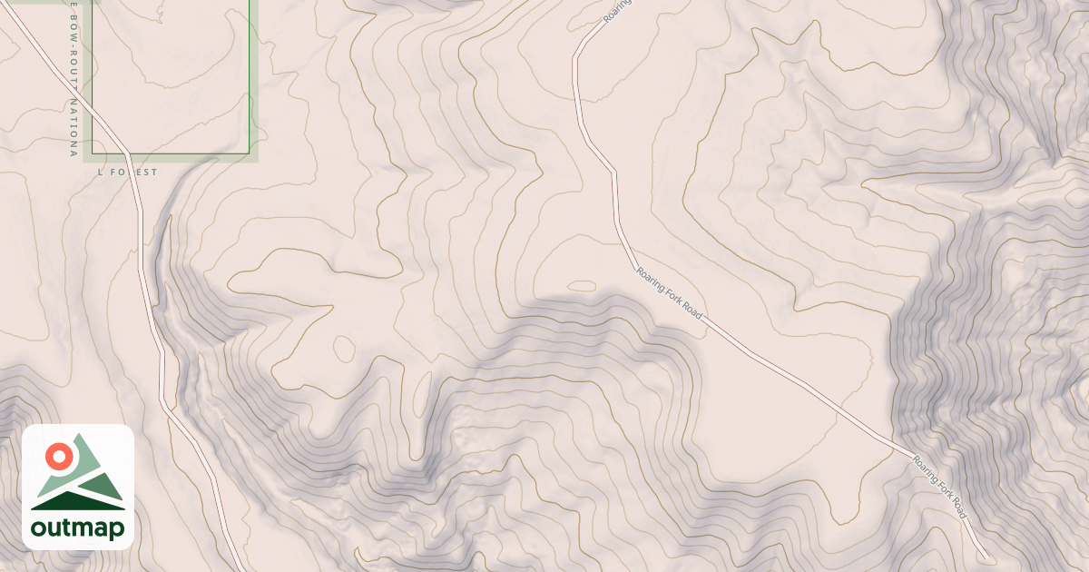 Map of CHERRY DRAW