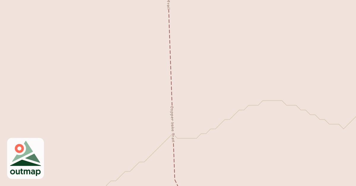 Map of Copper Lake Trail
