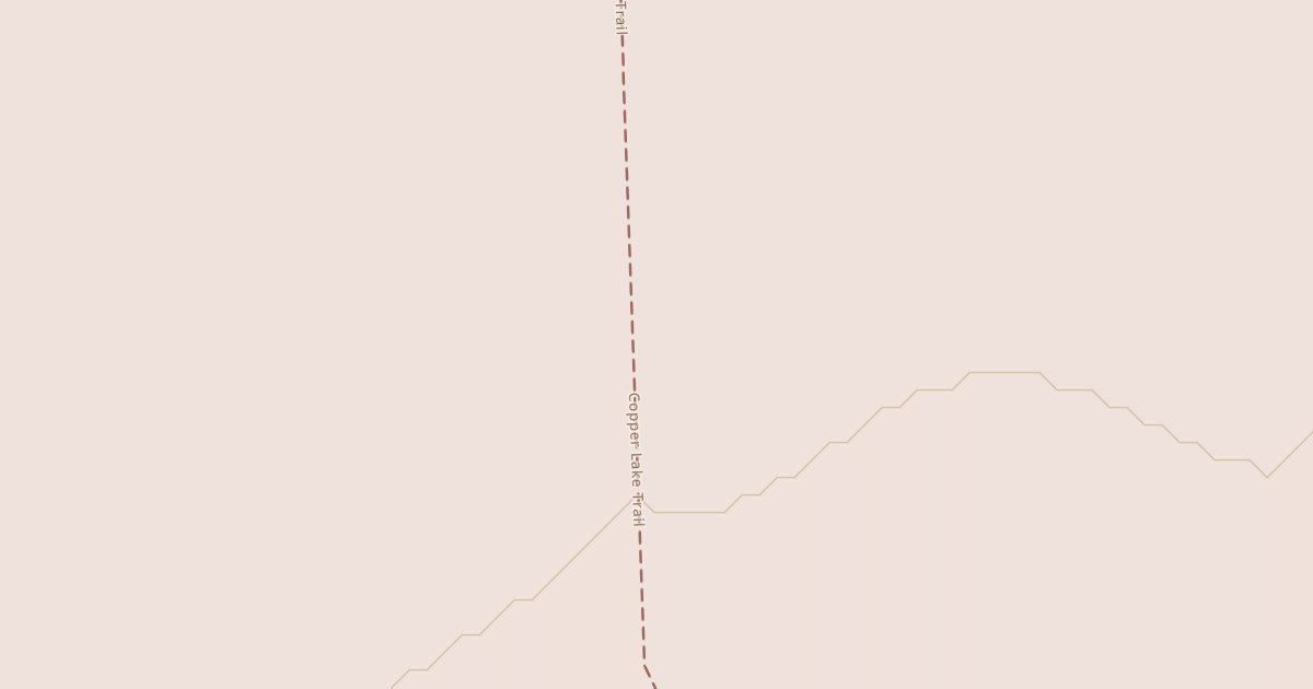 Map preview of Copper Lake Trail