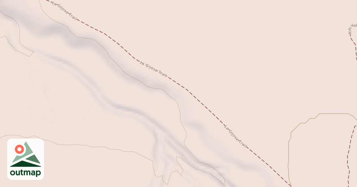 Map of La Gijosa Trail