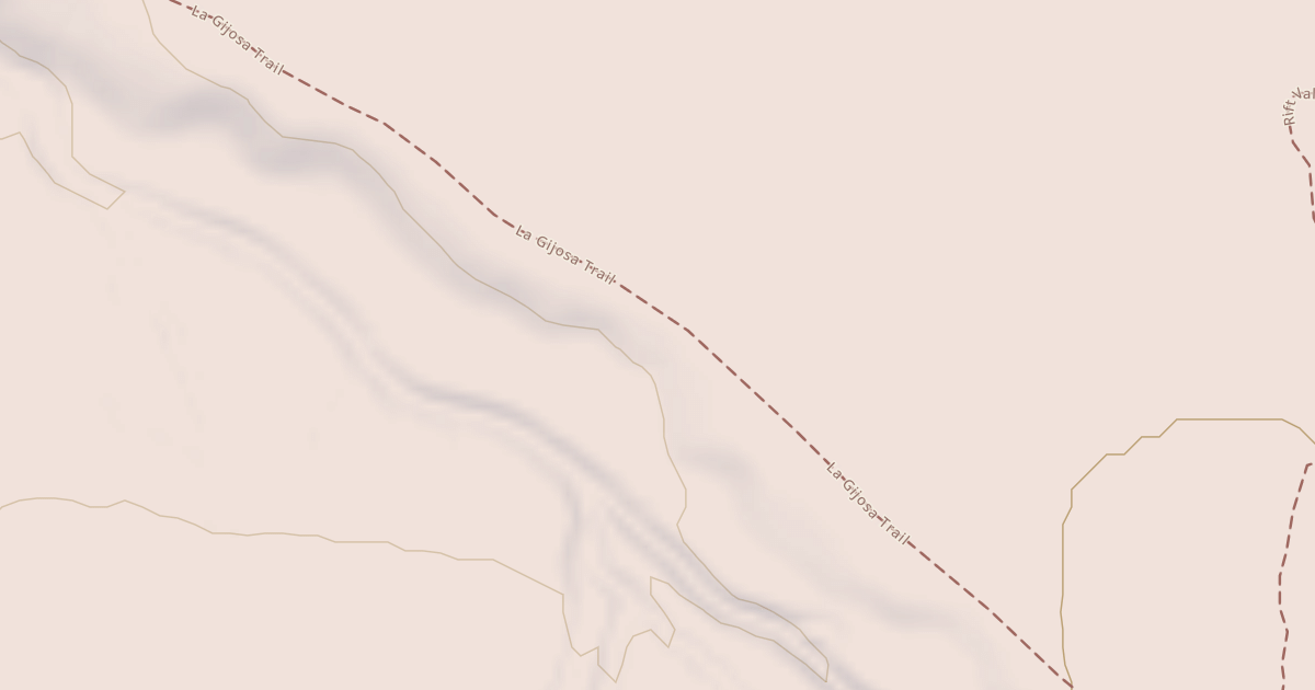 Map preview of La Gijosa Trail