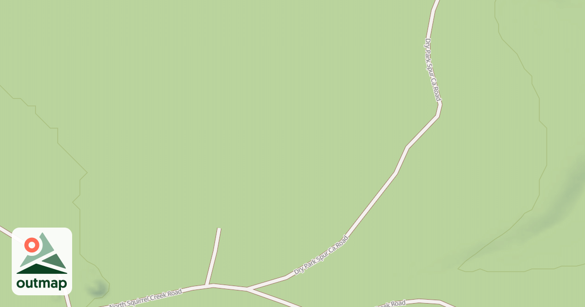 Map of DRY PARK SPUR CA