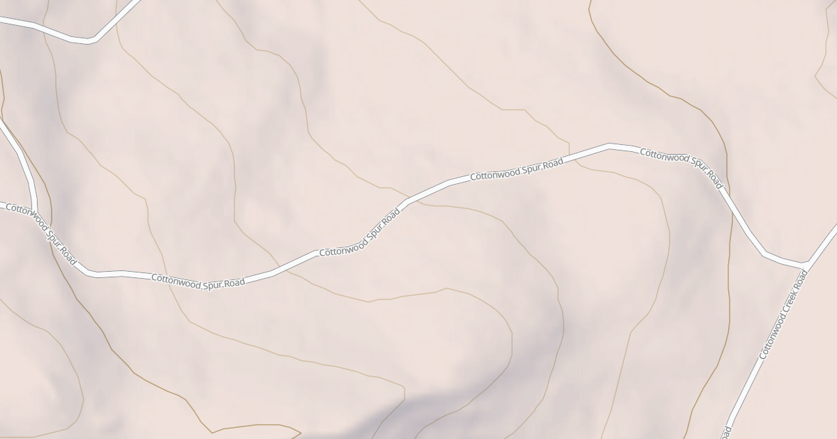 Map preview of COTTONWOOD SPUR