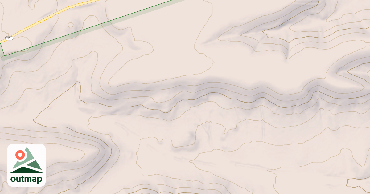 Map of Ru 256: South Canyon
