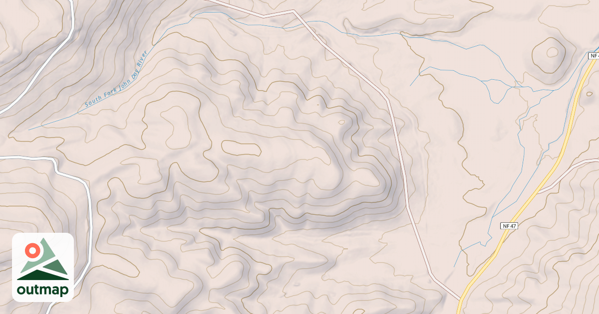Map of USFS National Forest System Roads {0A613998-B40D-4320-9A47-EAE226450122}