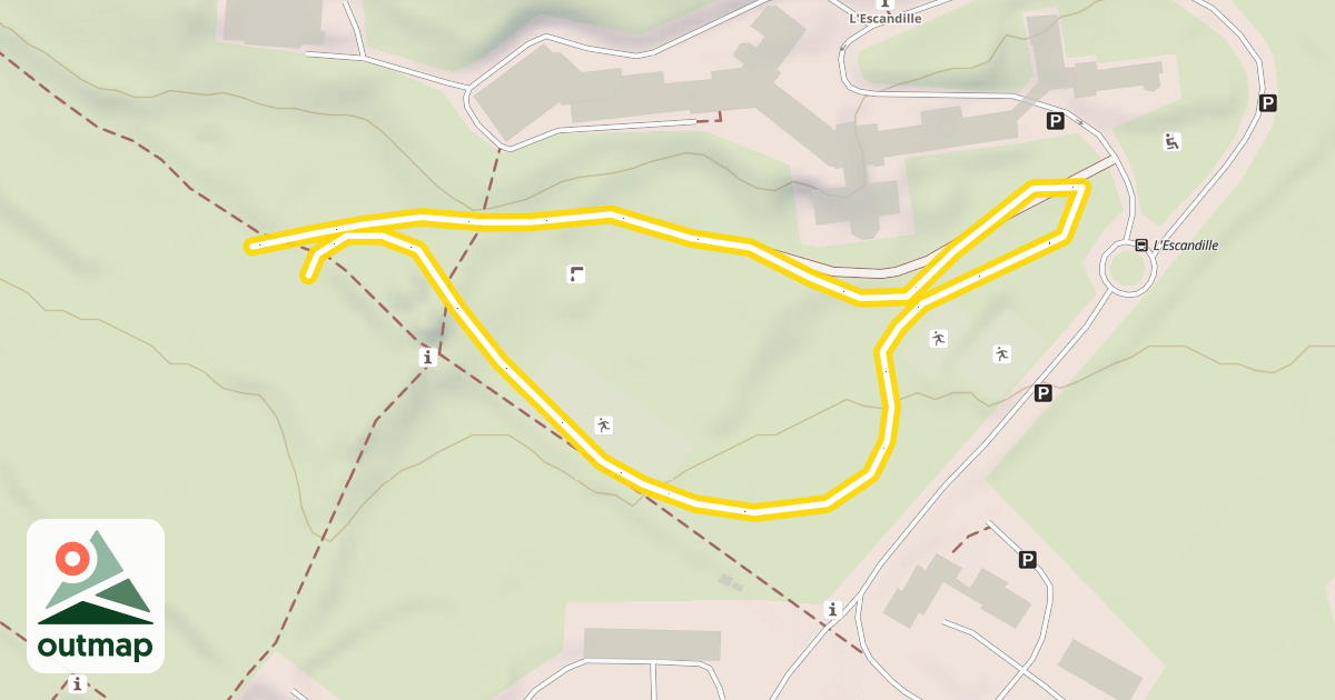 Map of Les Éperouses / Escandille