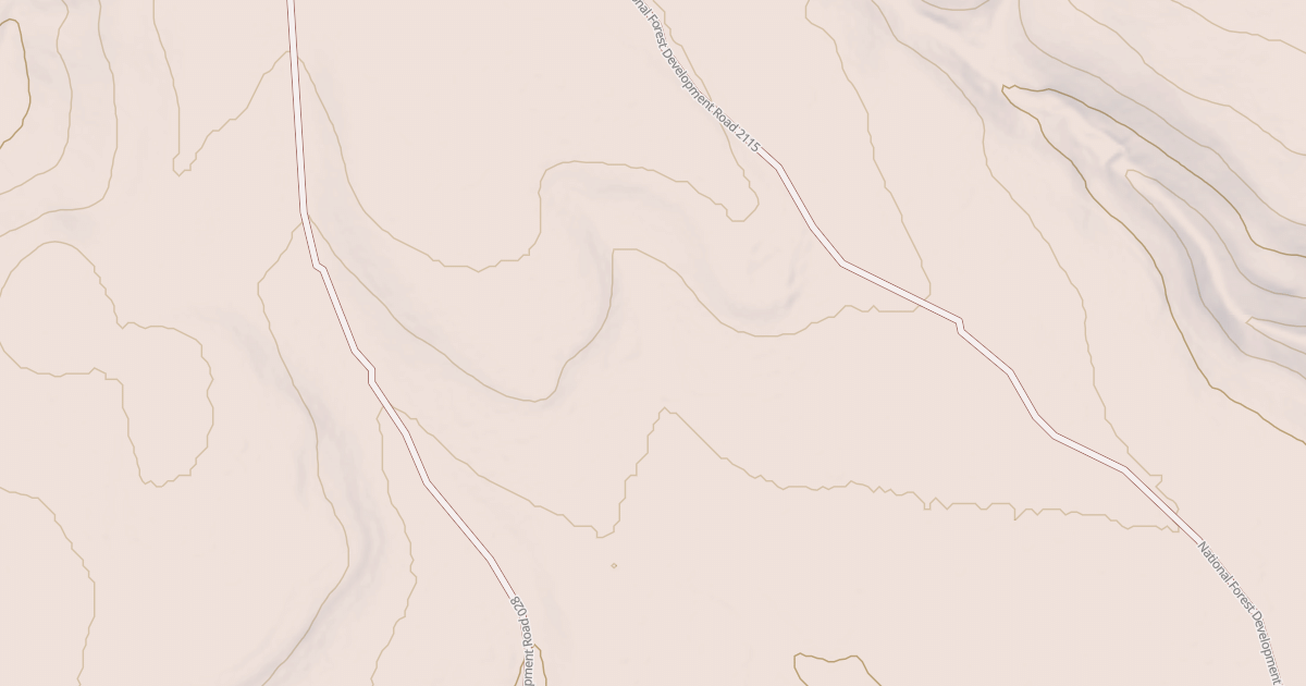 Map preview of USFS National Forest System Roads {0212EA61-C9D0-4D47-ABDF-2CA738D752D3}