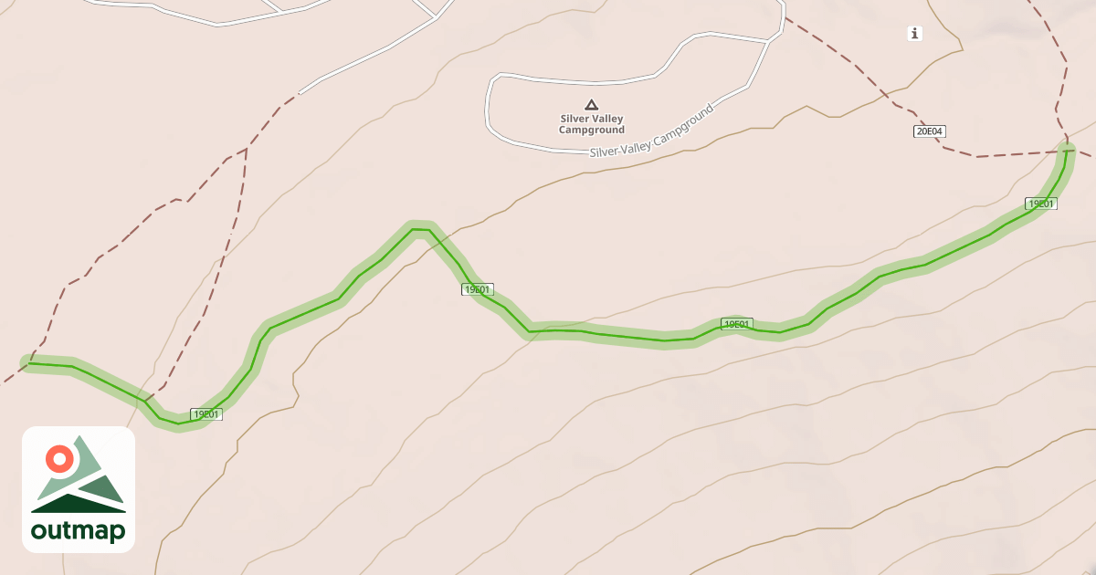 Map of Silver Valley to Lakeshore Connector