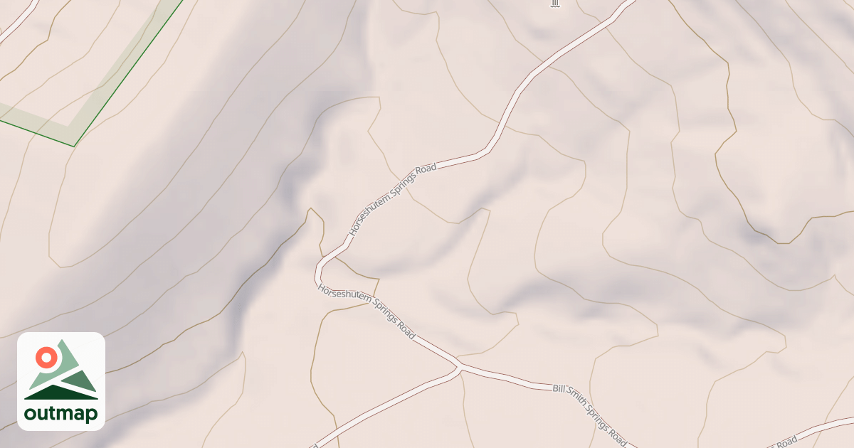 Map of HORSESHUTEM SPRINGS ROAD