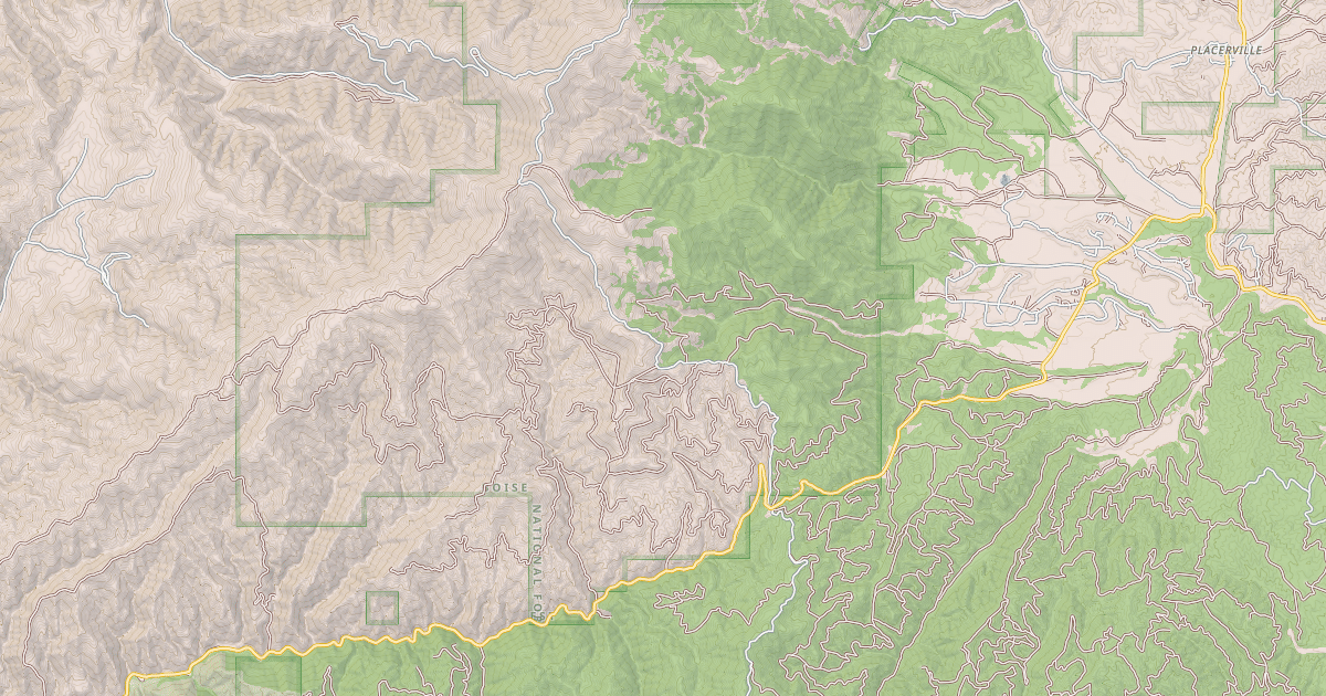 Map preview of HARRIS CREEK SUMMIT