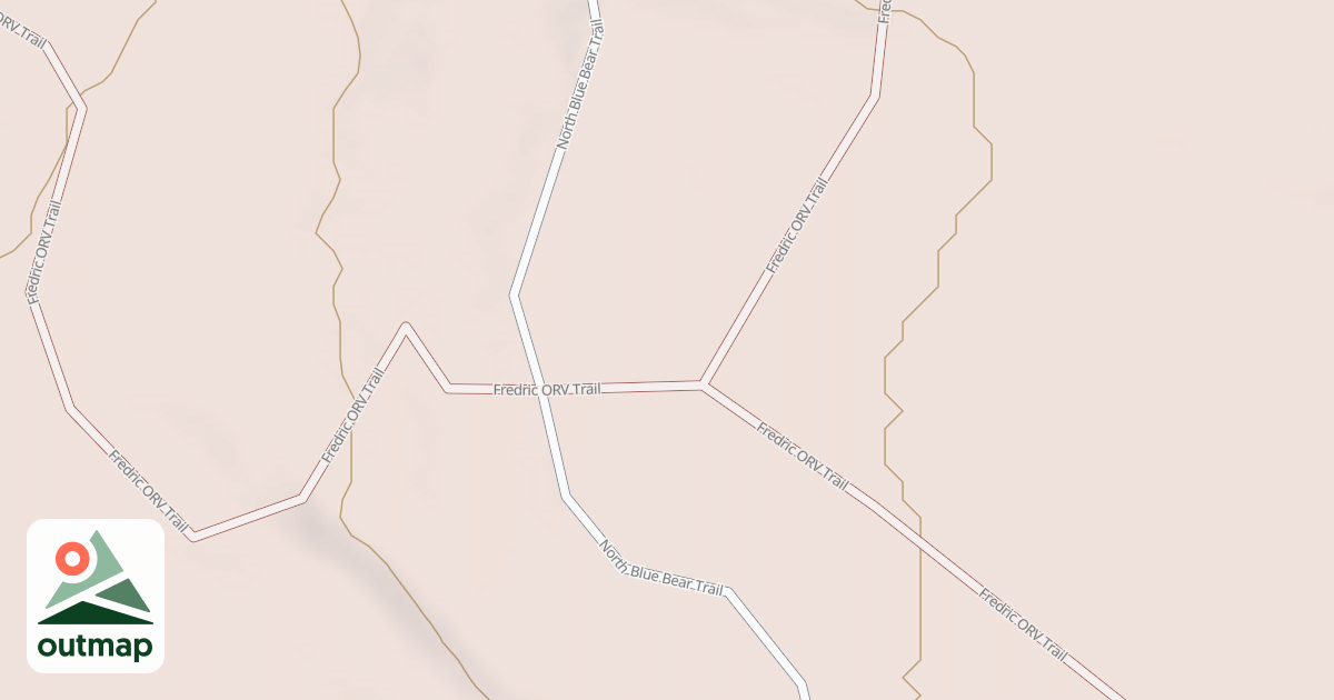 Map of Frederic Trail